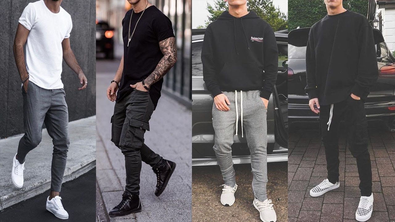 How To Style Sweatpants Men 2021 | Sweatpants Outfits Ideas | How To ...