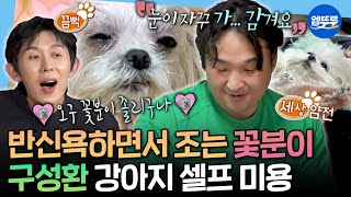 [나혼자산다] 클래식 들으면서 자는 가나디 실존ㄷㄷ 꽃분이 반신욕 시켜주는 구성환ㅣ#구성환 #꽃분이 MBC251128방송