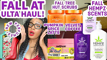 FALL AT ULTA HAUL! NEW TREE HUT, SOAP & GLORY, HEMPZ, GUCCI GORGEOUS JASMINE AND MORE!