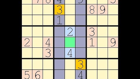 How to Solve Washington Times Sudoku Difficult  August 25, 2023