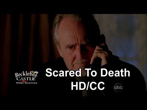 Castle 5x17 "Scared To Death" Castle Calls Wes Craven for Help  (HD/CC/L-L)
