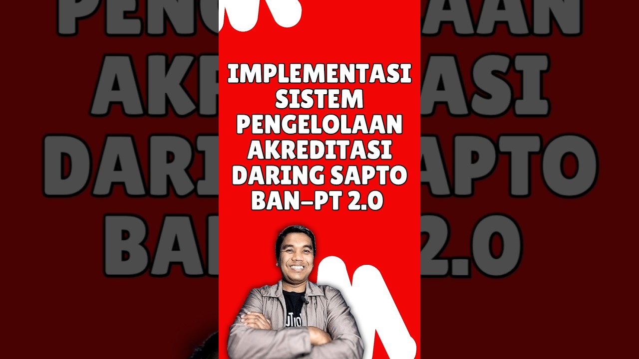 Sapto AKREDITASI DARING SAPTO - YouTube