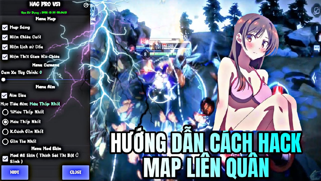 Menu Hack Liên Quân Full Miễn Phí | Hack Map, Antiban, Mod Skin, Aim Chuẩn Android Không Phát Hiện