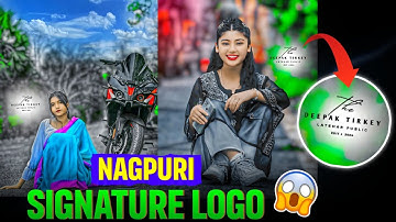 Nagpuri Photo Editing Logo Kaise Banaye? Signature Logo Banana Sikho | Nagpuri Chatgpt Photo Editing
