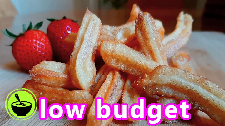 mini churros without butter, churros low budget