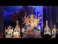 Wonderful statue of Goddess durga with pandal...