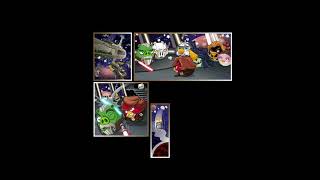 Anakin skywalker becomes siths apprentice. revenge  of the pork. angry  birds  star  wars 2.