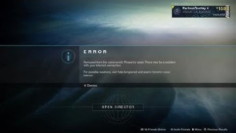Destiny 2 @bungiehelp baboon error ggs