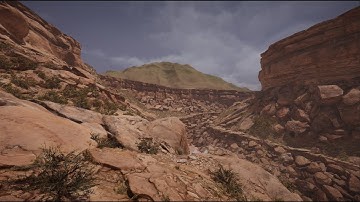 Desert canyons level art | Unity HDRP