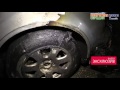 Поджог автомобиля в Кингисеппе Видео с места происшествия