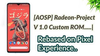 [AOSP] Radeon-Project V 1.0 Custom ROM.....| Rebased on Pixel Experience...for Redmi Note 8/8t