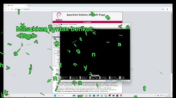 INSTALASI DAN KONFIGURASI WEB SERVER LINUX DEBIAN 10.9