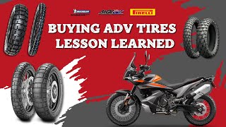 Buying Adventure Tires - Lesson Learned