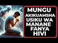 USIFANYE MAKOSA HAYA WAKATI WA USIKU WA MANANE USIFANYE MAKOSA HAYA WAKATI WA USIKU WA MANANE