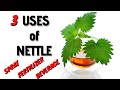 ☑️ 3 Uses of Nettle 🍵 3 τρόποι να χρησιμοποιήσεις την τσουκνίδα