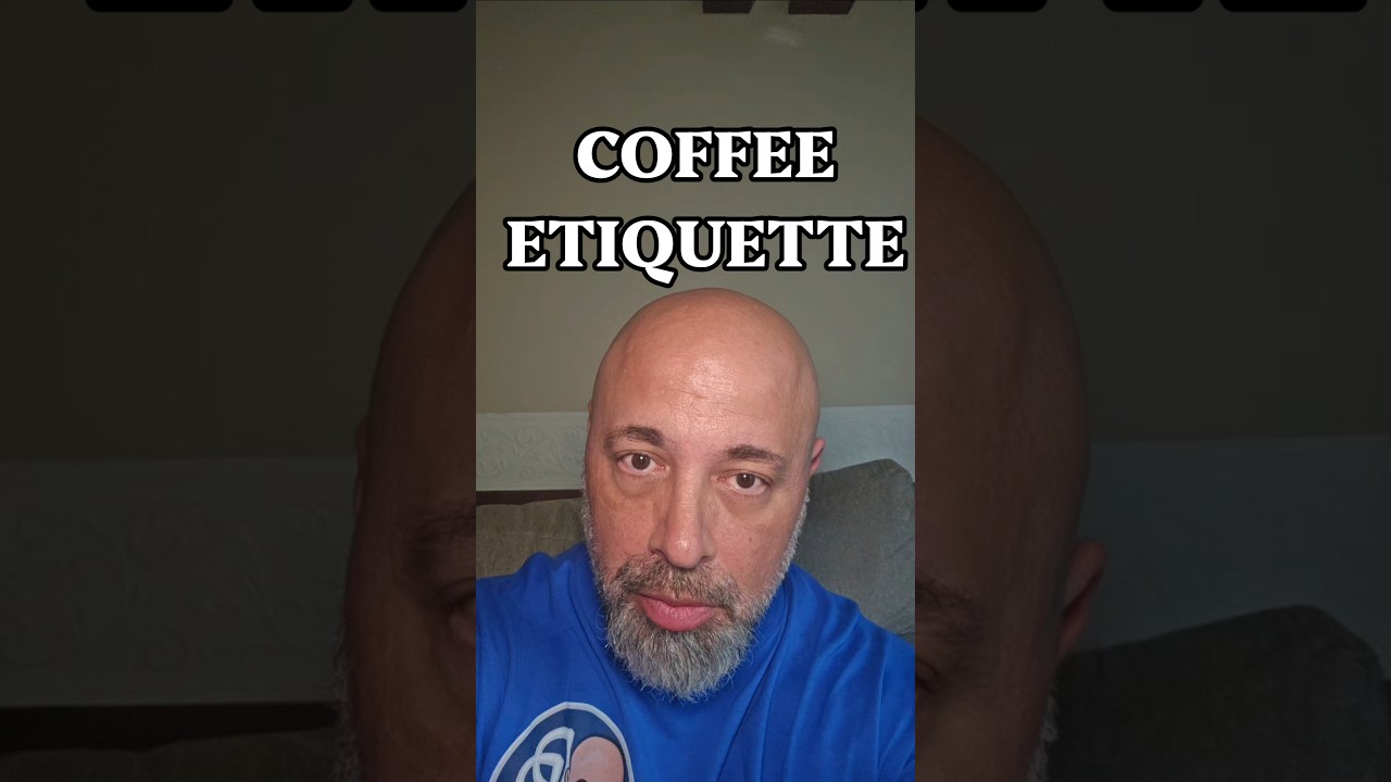 COFFEE ETIQUETTE #coffee #coffeedrinker #coffeelover #danregancomedy