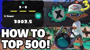 How to get Top 500 in Splatoon 3