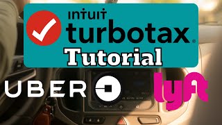 TurboTax Tutorial - Uber and Lyft Income