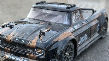 First run with the Arrma Infraction 3s!