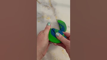 Squid Game Teardrop Polymer Clay Dalgona Cookie #shorts #squidgameseason3 #polymerclay