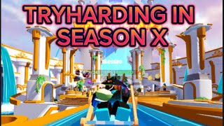 TRYHARDING IN SEASON X! (Roblox Bedwars)