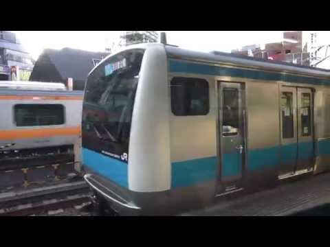 【併走バトル】E231系山手線vsE233系京浜東北線　東京駅同時発車！
