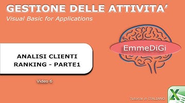 Tutorial Gestione delle Attività - Video 6   ANALISI CLIENTI - Ranking Parte1