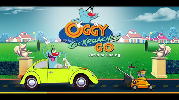Oggy go world of racing android gameplay