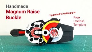tutorial How To Make Dx Magnum Raise Buckle  Kamen Rider Geats Belt From Cardboard