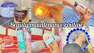 Monthly Beauty Maintenance Routine | Simple,Realistic Self Care |🌷