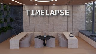 Modern Kitchen Design Timelapse in Blender