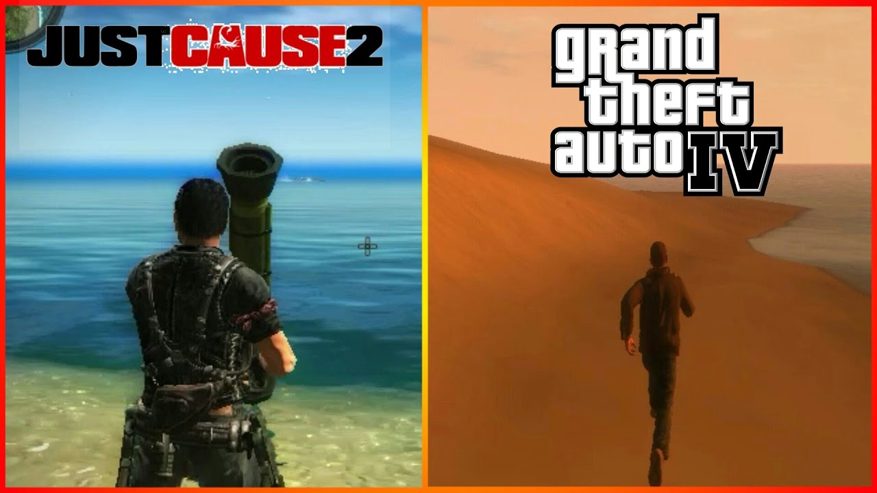 Gta4 vs Just Cause 2 | Game Comparison.