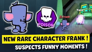 NEW RARE CHARACTER FRANK THE POISONER UNLOCKED ! SUSPECTS MYSTERY MANSION FUNNY MOMENTS #9