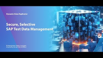 Dynamic Data Replicator Data Refresh with Data Scrambling - Test Data management