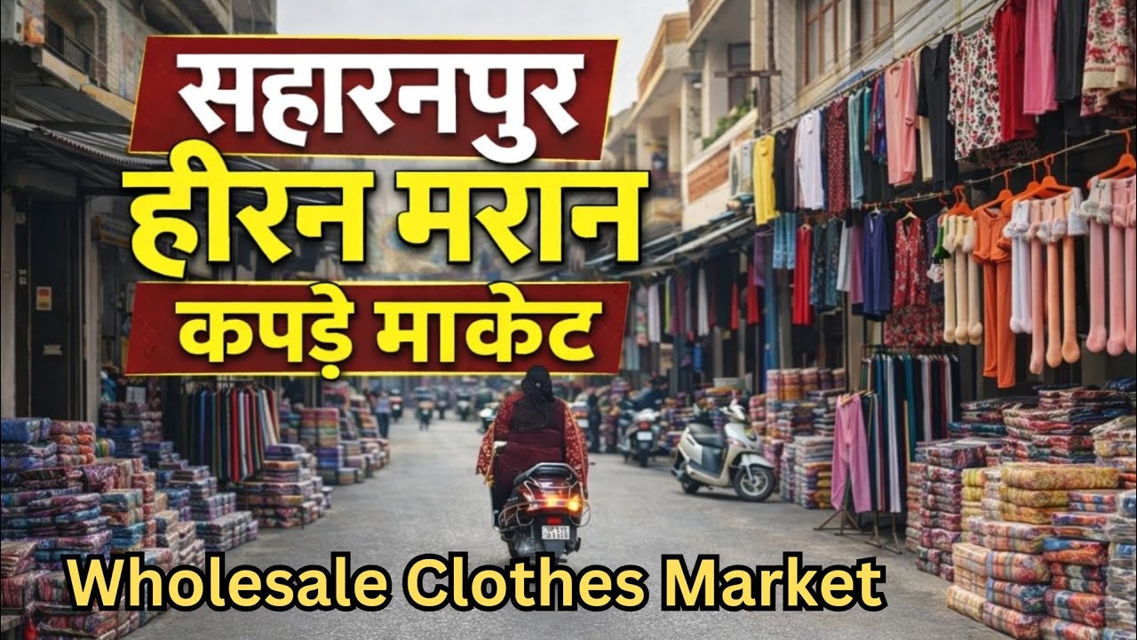 सहारनपुर Wholesale Cloth Market | हिरनमरान मार्केट के थोक रेट और पूरी जानकारी |Hiranmaran Saharanpur
