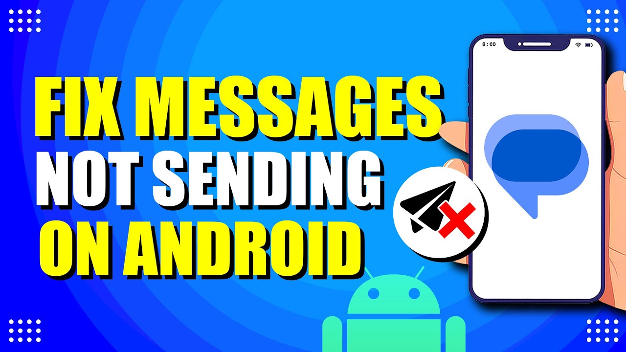 How To Fix Messages Not Sending On Android (Quick & Easy) - YouTube