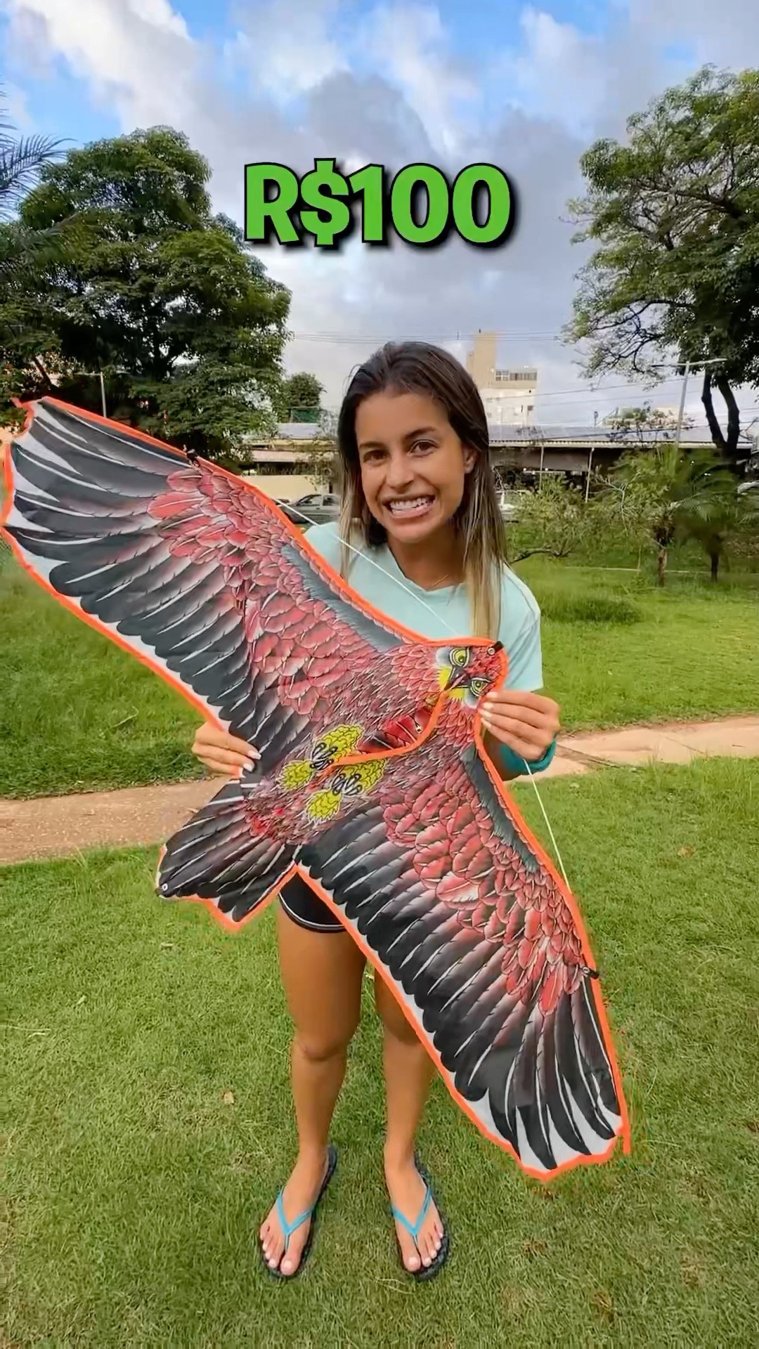 R$1 KITE VS R$100 !!!