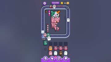 Pixel flow Level 144 hard Walkthrough Solution