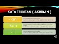Contoh Kata Nama Terbitan