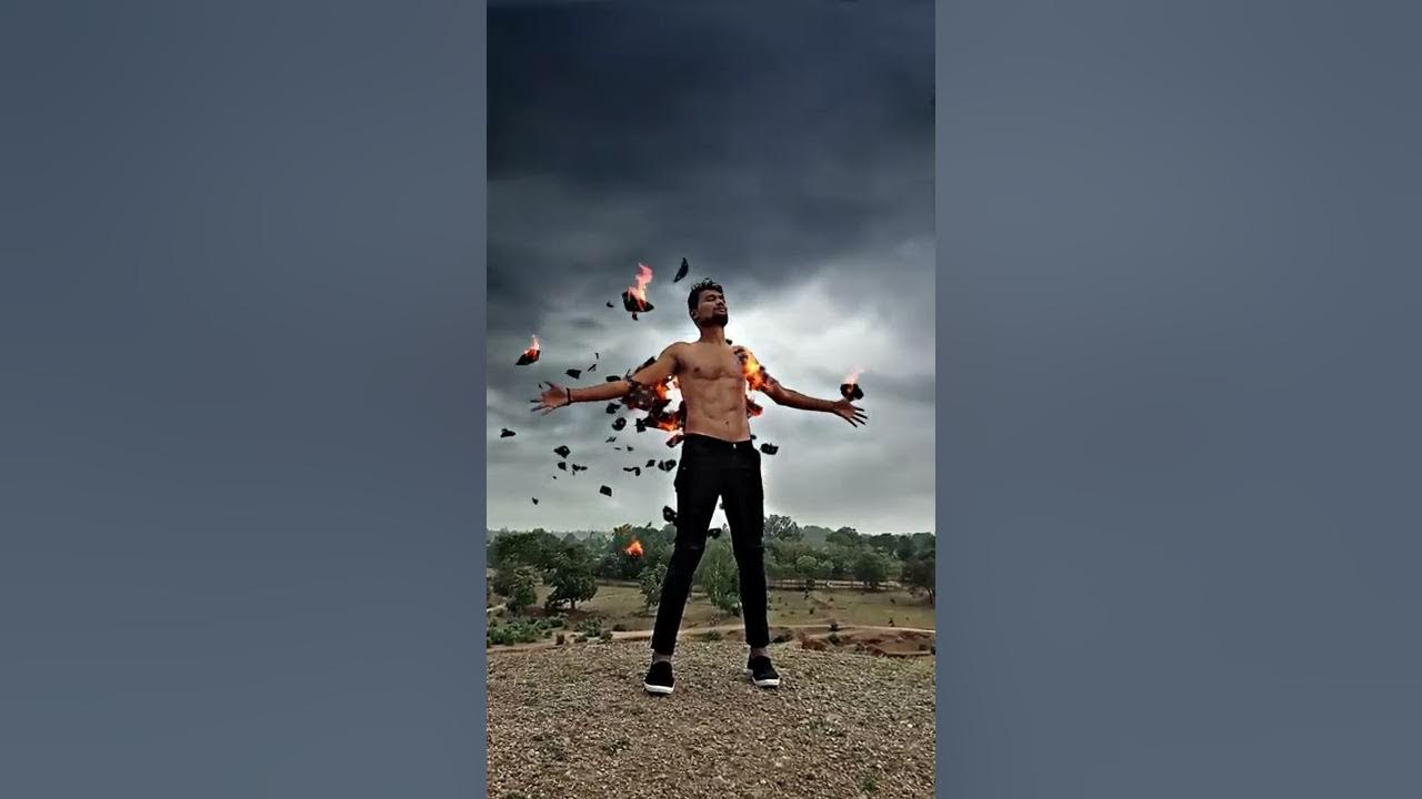 Cloth Burning Effect Using Blender And After Effects #shorts #vfx #blendervfx #aftereffecttutorial