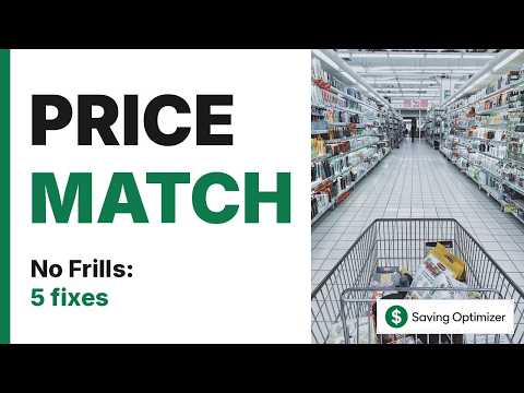 Video thumbnail: Stop Losing Price Matches at No Frills in Canada: 5 Fixes