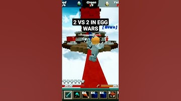 2 vs 2 in eggwars dont touch my friend