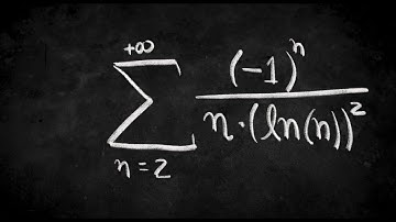Calculus- Series (-1)^n/(n ln^2(n)) (integral test)