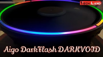 Aigo DarkFlash DARKVOID Top Flow Air CPU Cooler Unboxing support LGA 775 115x 1366