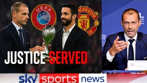UEFA EXPOSED! RUBEN AMORIM AWARDED AFTER VAR CHEATS MANCHESTER UNITED!
