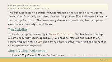 Understanding Why ThreadPoolExecutor Ignores Exceptions in Python