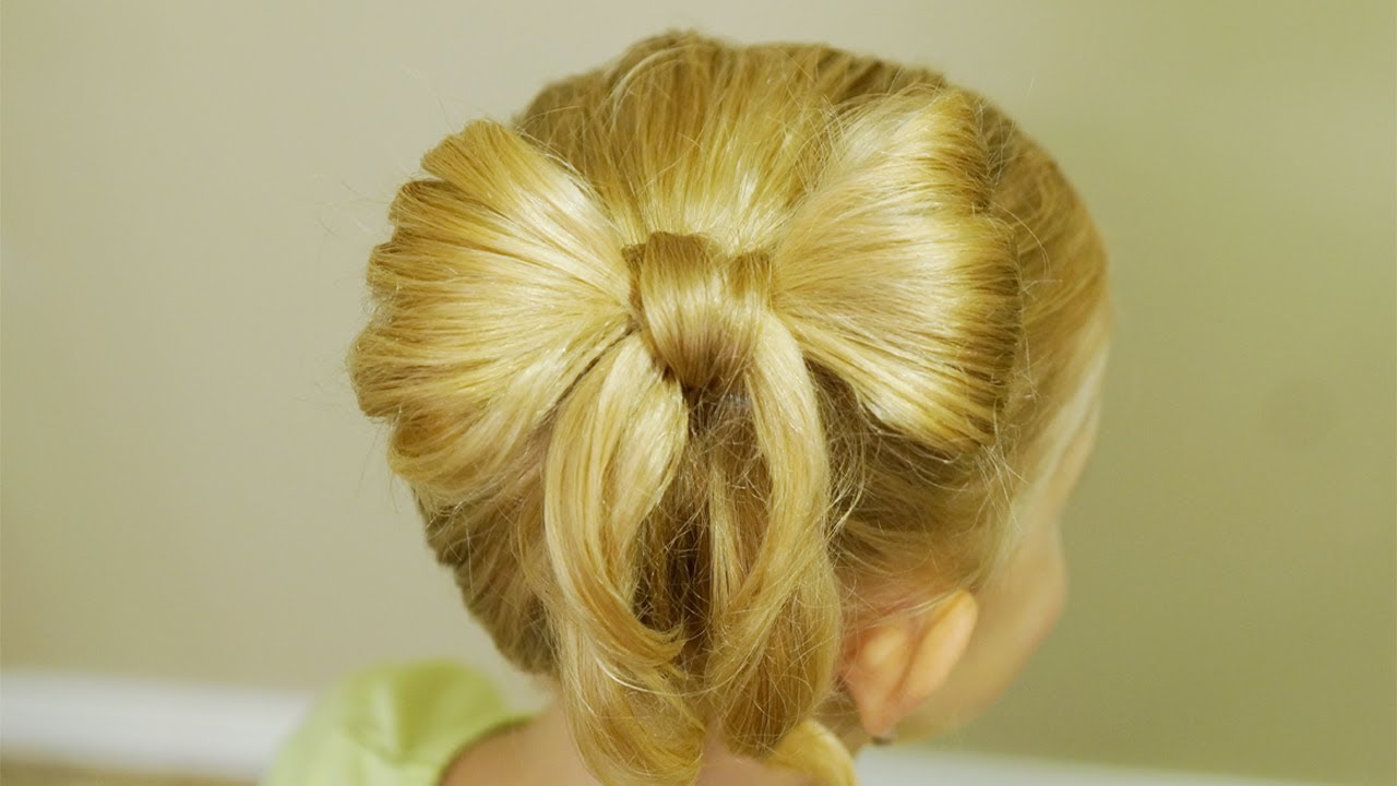 How to make Bow Hair // Back-To-School Hairdo Tutorial 