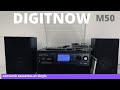 Digitnow m50  convertir 45 tours 33 tours  cassettes audio en mp3 lecteur cd cassettes radio