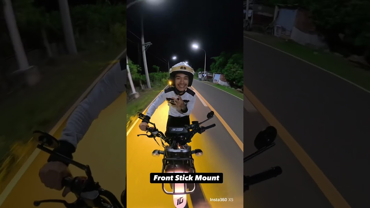 Insta360 X5 low light action and Mounting Ideas 