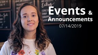 Events & Announcements 07/14/2019